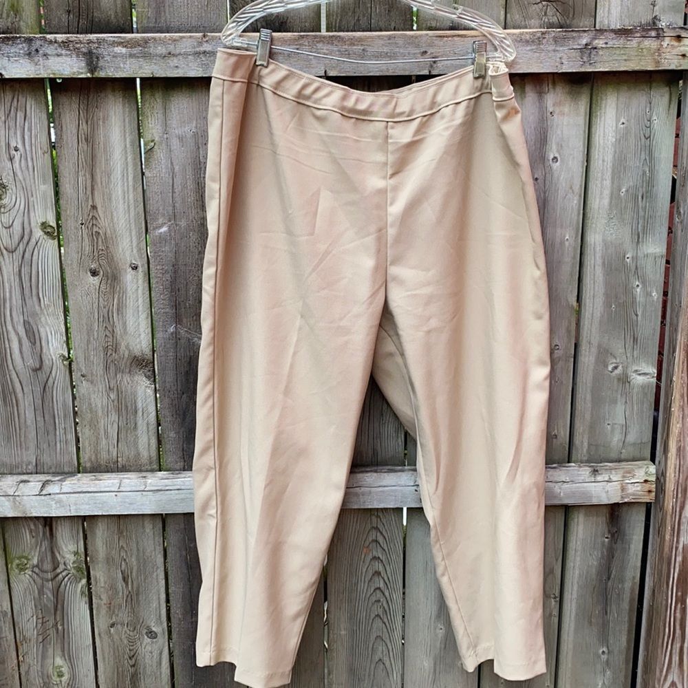 Bend over tan pants sz. 22W
